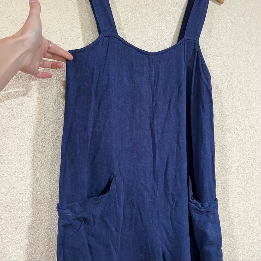 Rachel Pally Blue Linen Alda Jumpsuit Size small - Picture 4 of 11